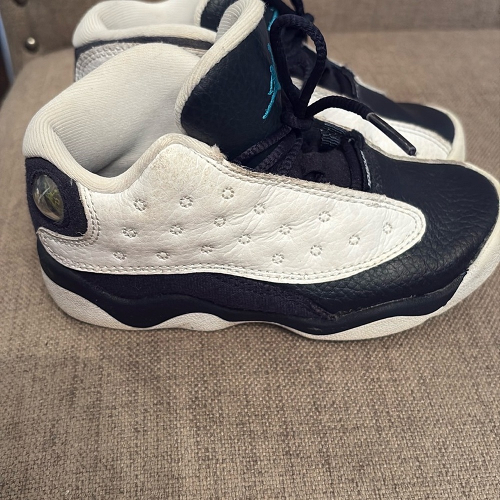 Air Jordan 13 Size 9C TD Obsidian Powder Blue XIII White Retro Baby Toddler